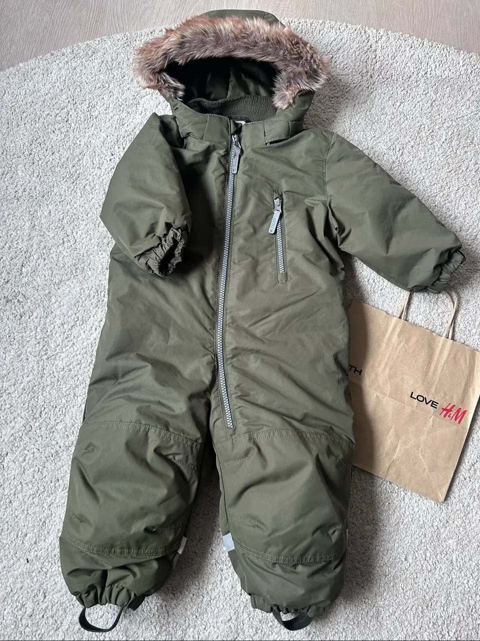 Naujas H&M zieminis kombinezonas 80 dydis