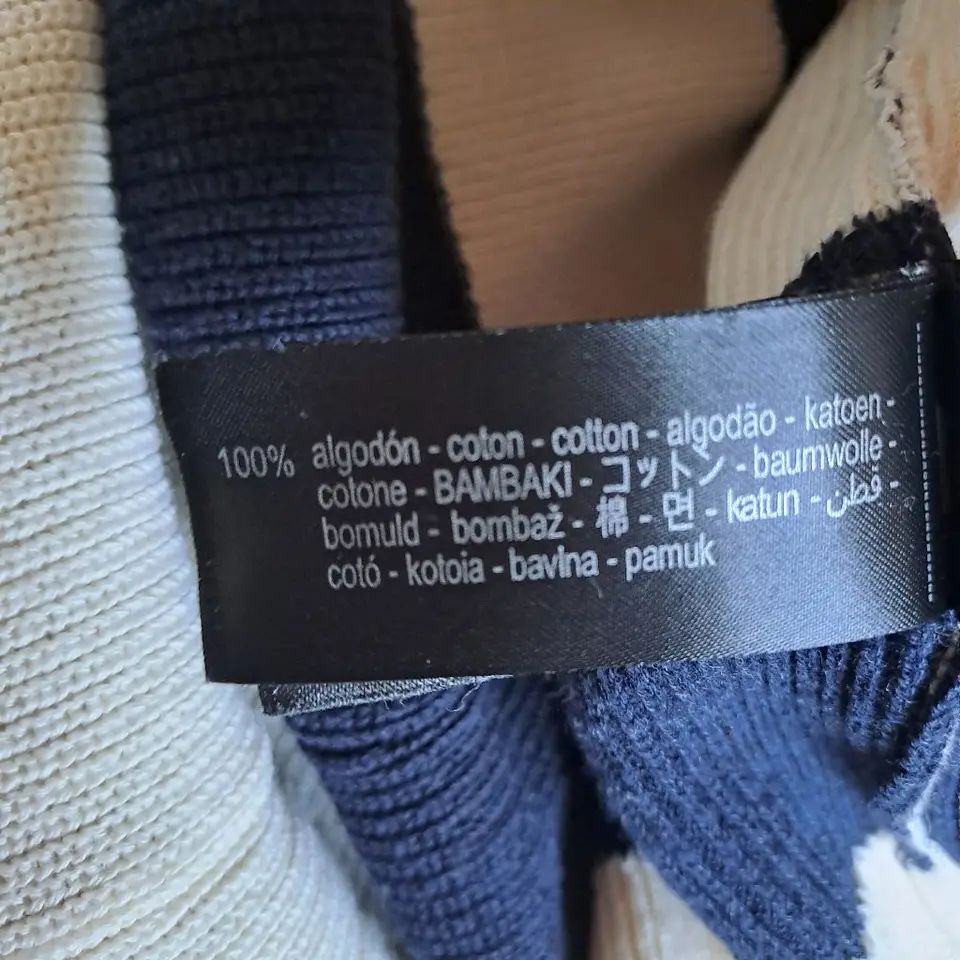 Zara medvilninis dryžuotas megztinis (152 cm ) — nuotrauka 5