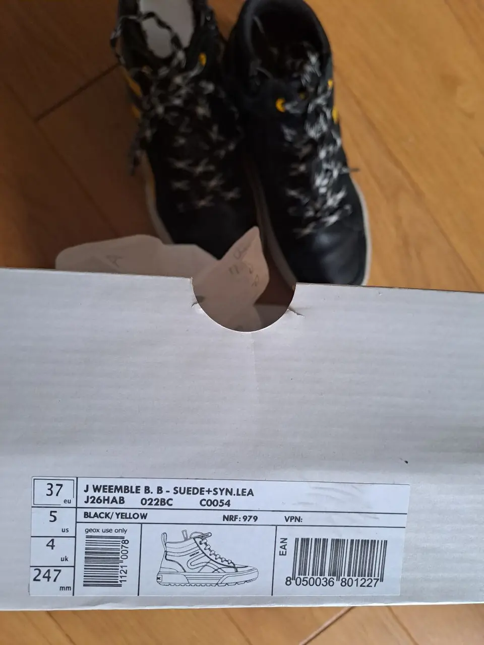 Odiniai Geox Respira demisezoniniai aulinukai 37 dydis — nuotrauka 10