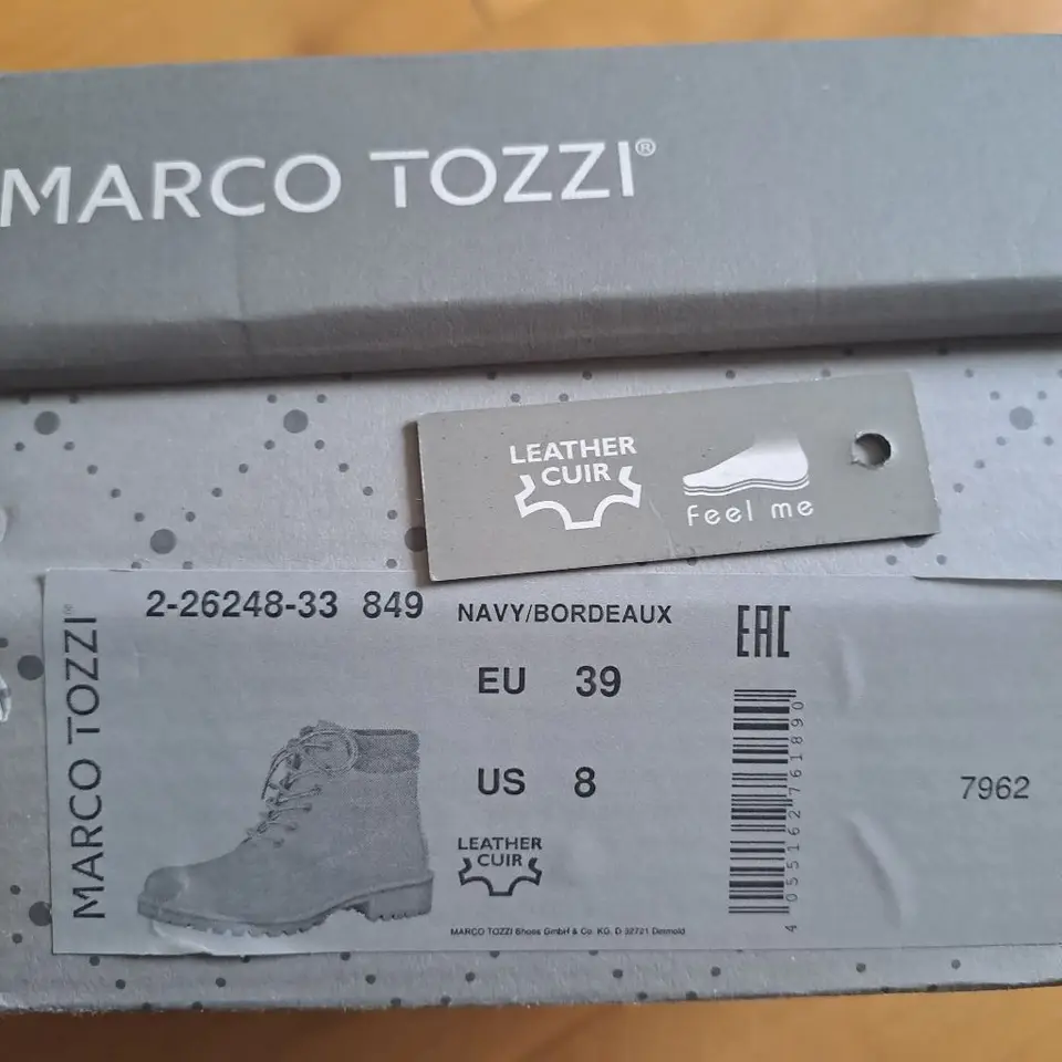 Marco Tozzi odiniai aulinukai / varstomi batai (39 dydis) — nuotrauka 9