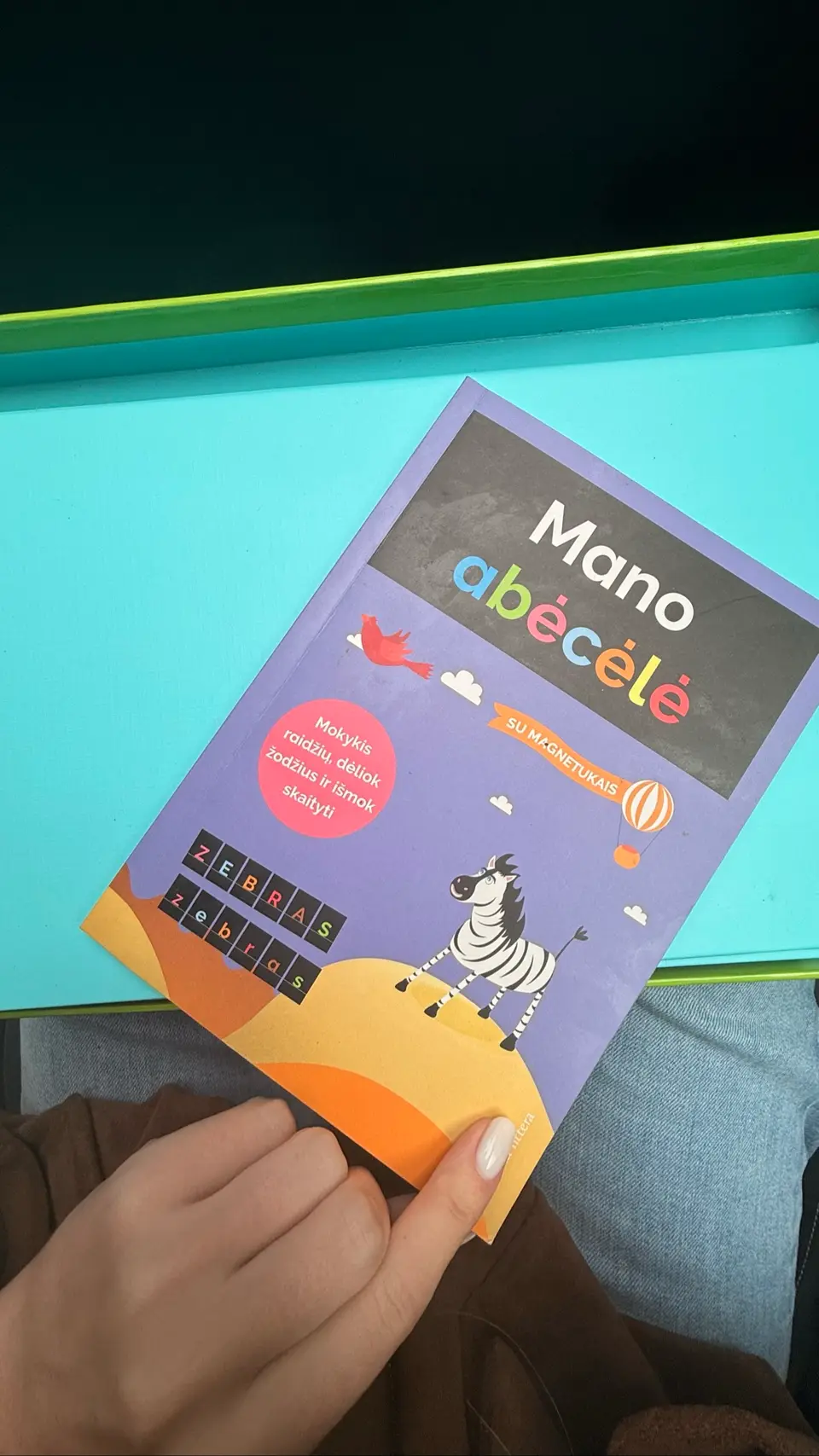 Žaidimas mano abėcėlė su magnetukais — nuotrauka 3