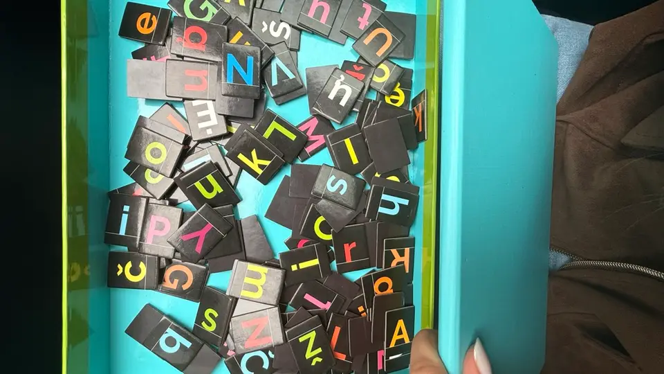 Žaidimas mano abėcėlė su magnetukais — nuotrauka 7