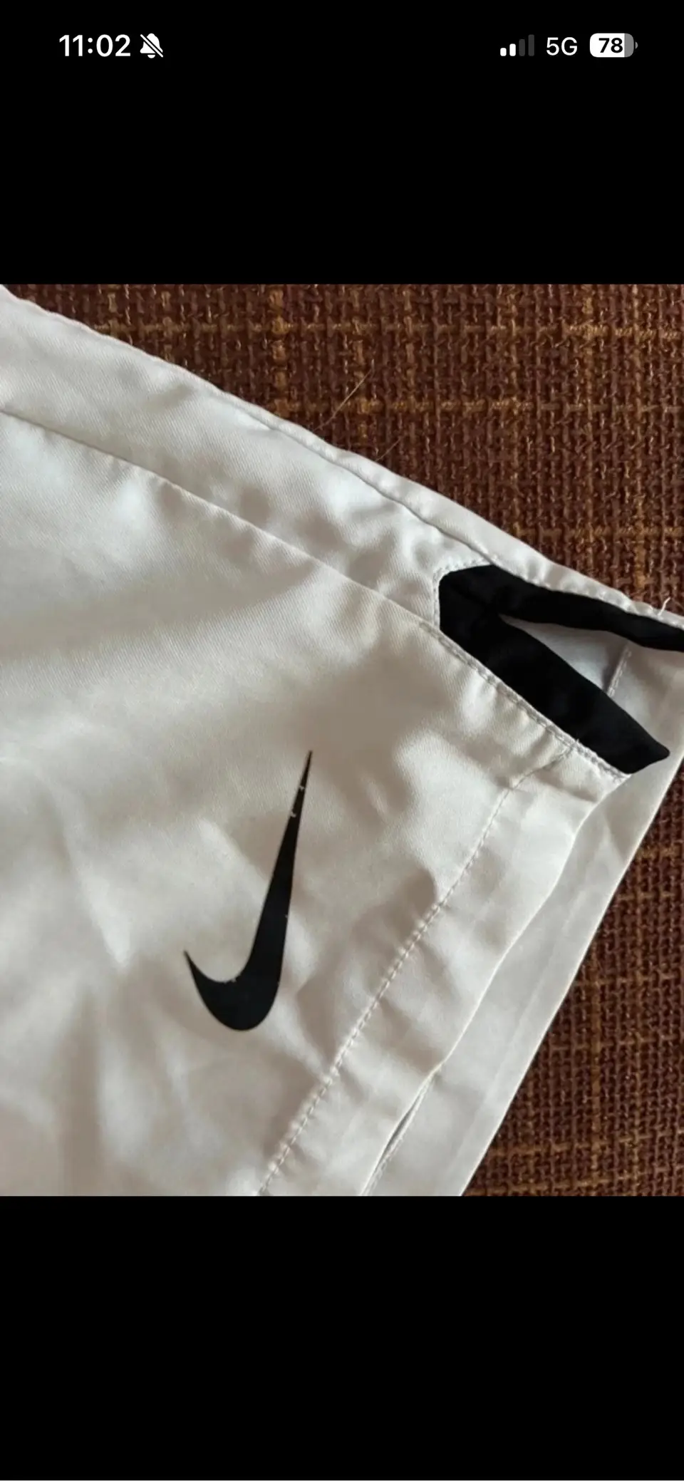 Nike balti sportiniai šortai — nuotrauka 2