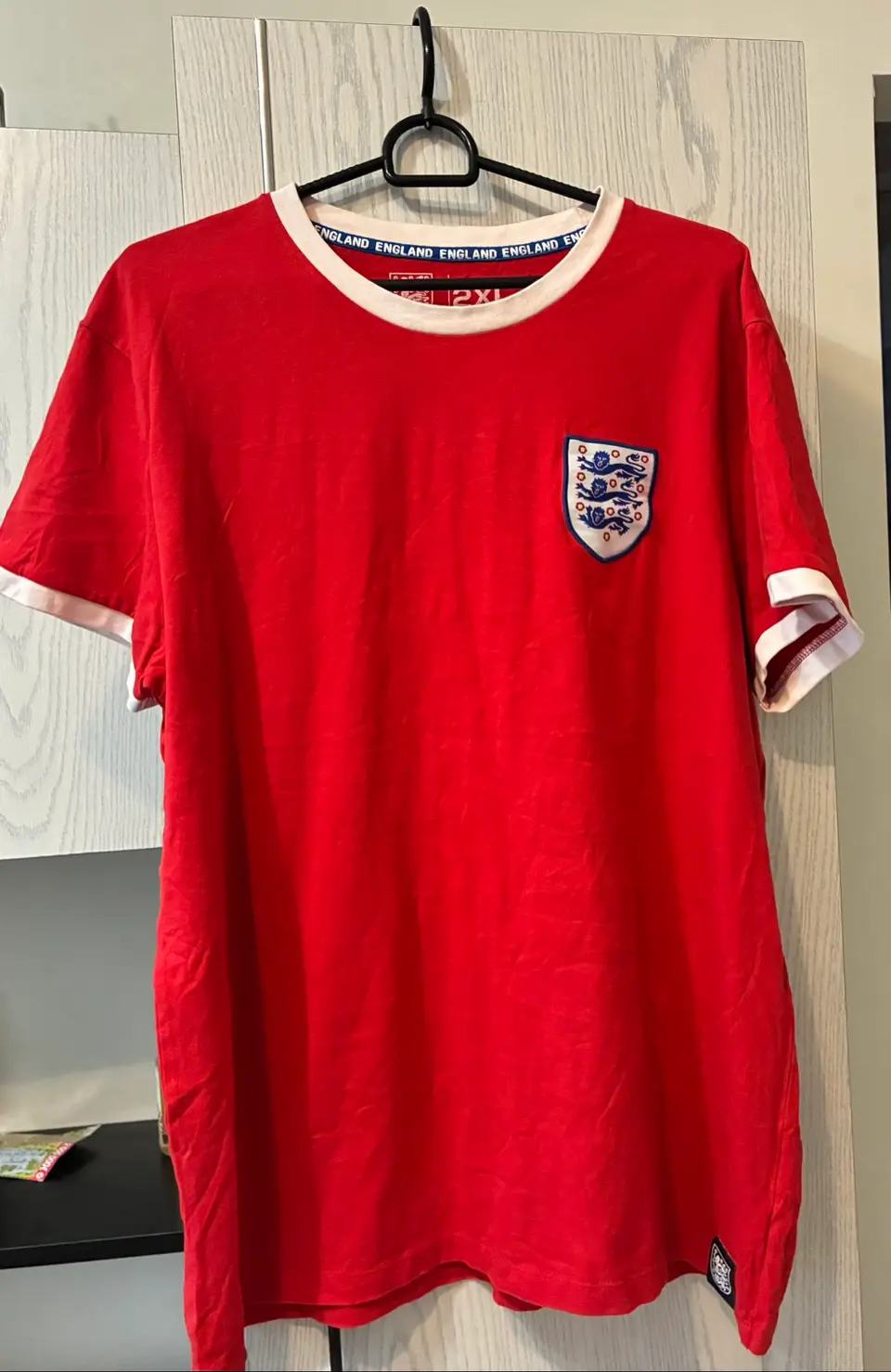 Anglijos rinktinės retro marškinėliai, 2XL
