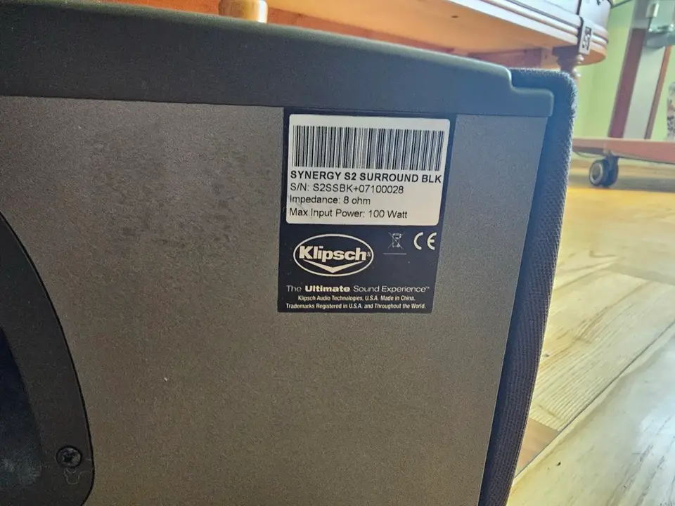 Klipsch Synergy 5.0 koloneliu kompl + Yamaha — nuotrauka 8