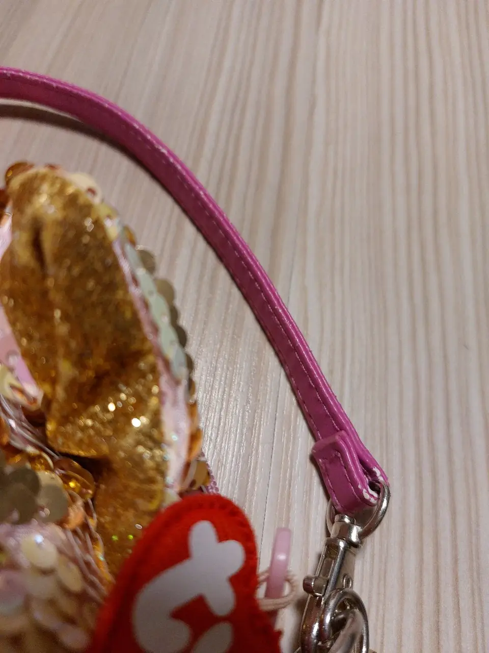 Ty Beanie Boos vienaragio rankinė su žvyneliais — nuotrauka 4
