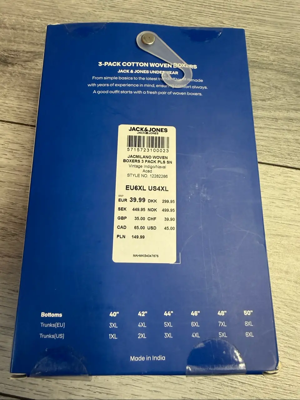 Jack & Jones vyriški boxer šortai — nuotrauka 2