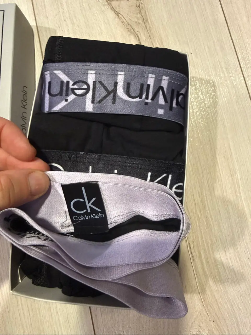 Calvin Klein vyriški bokseriai, 3 vnt. komplektas — nuotrauka 4
