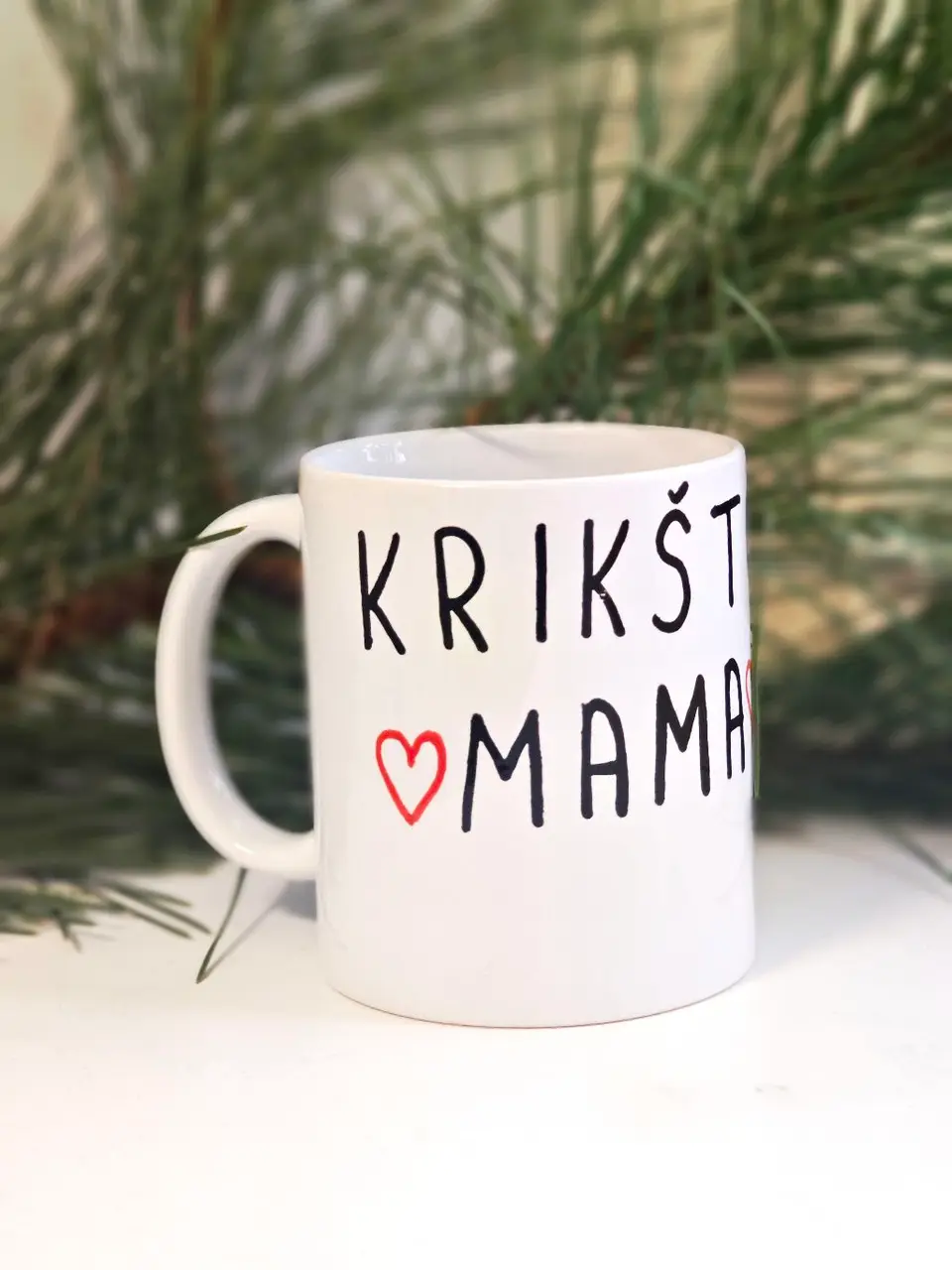 Puodelis krikšto mamai