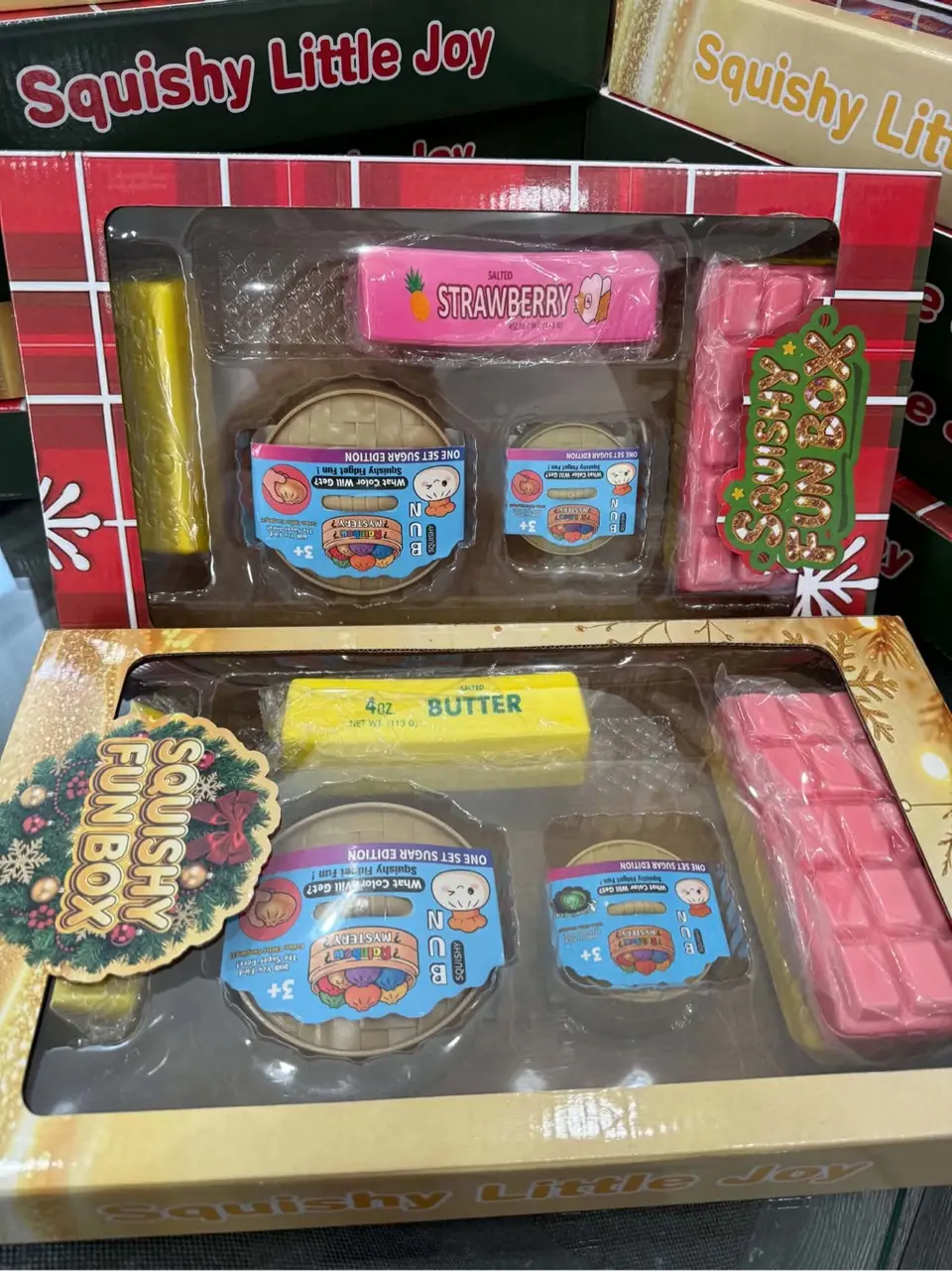 SQUISHY FUN BOX – 6 minkštų žaisliukų rinkinys