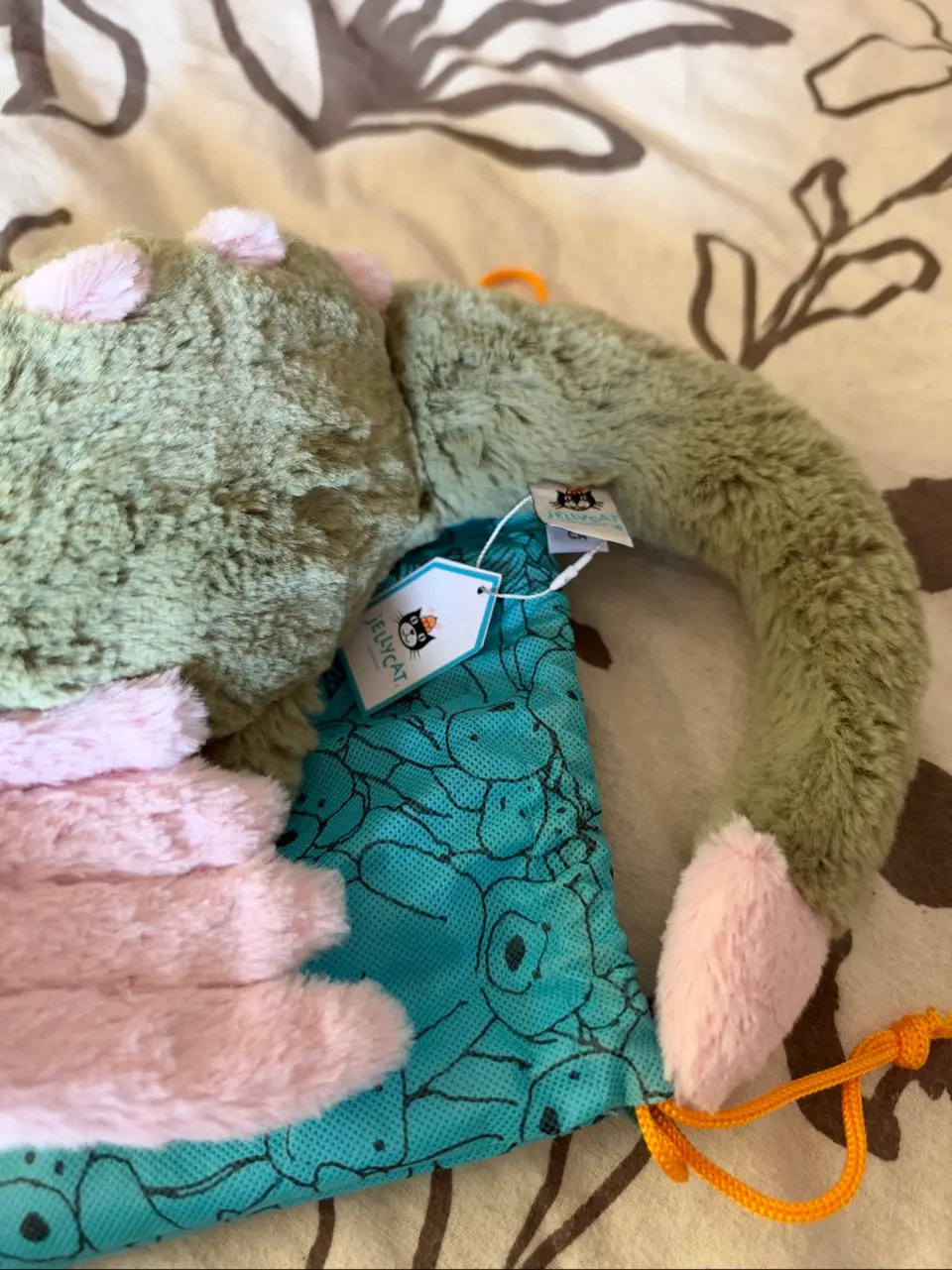 Jellycat Malachy dragon — nuotrauka 3