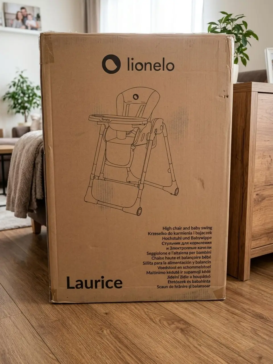 Lionelo maitinimo kėdutė-sūpynės (2in1) — nuotrauka 2