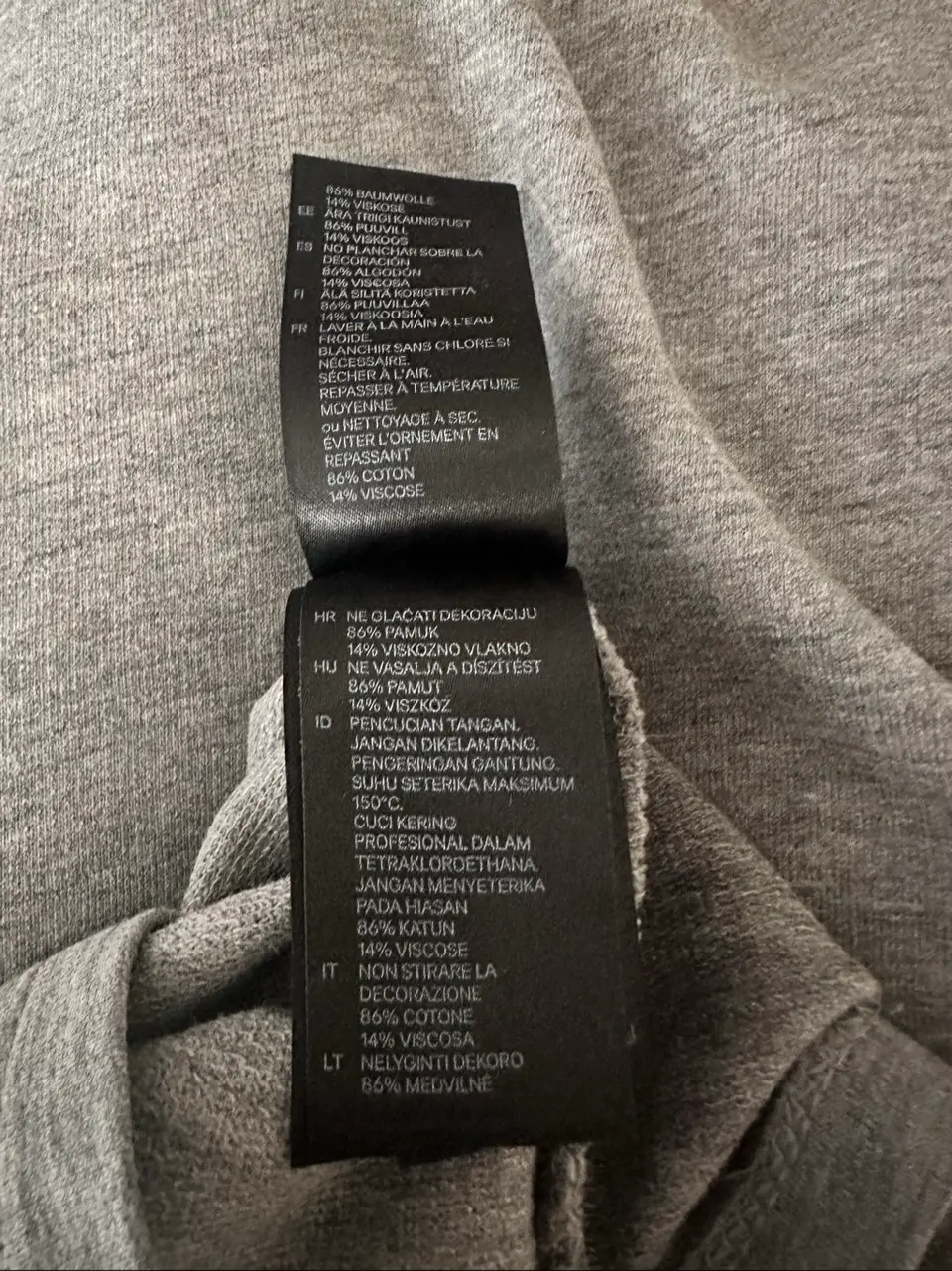 H&M pilka palaidinė su kristalų aplikacijomis — nuotrauka 5