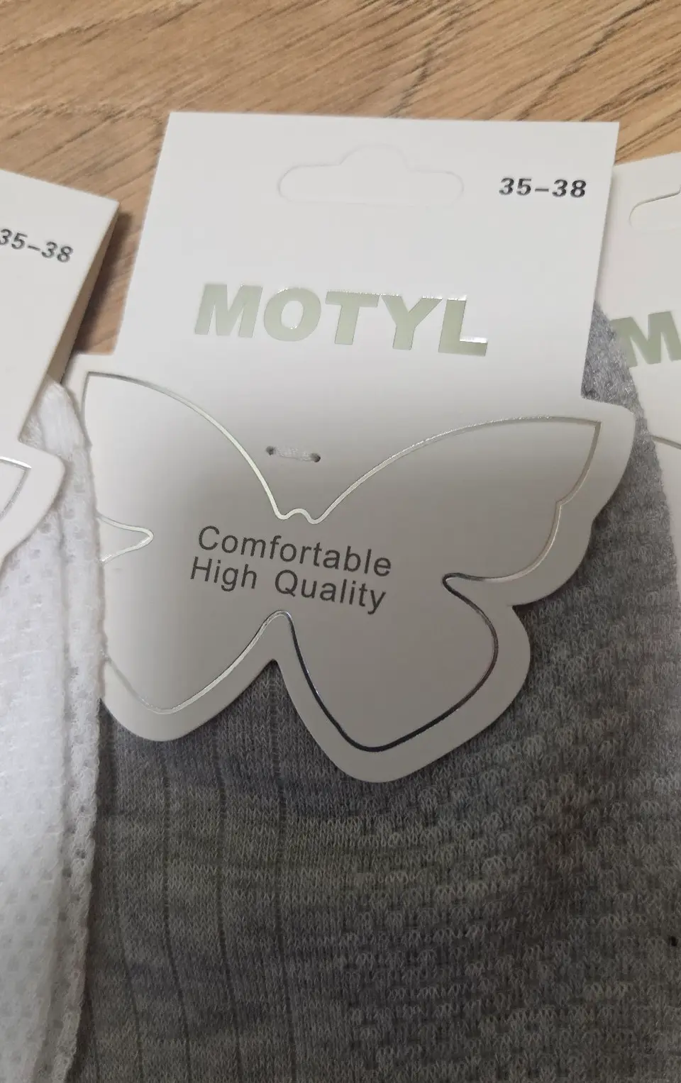 Moteriškos kojinės MOTYL 35-38, 5 poros — nuotrauka 2