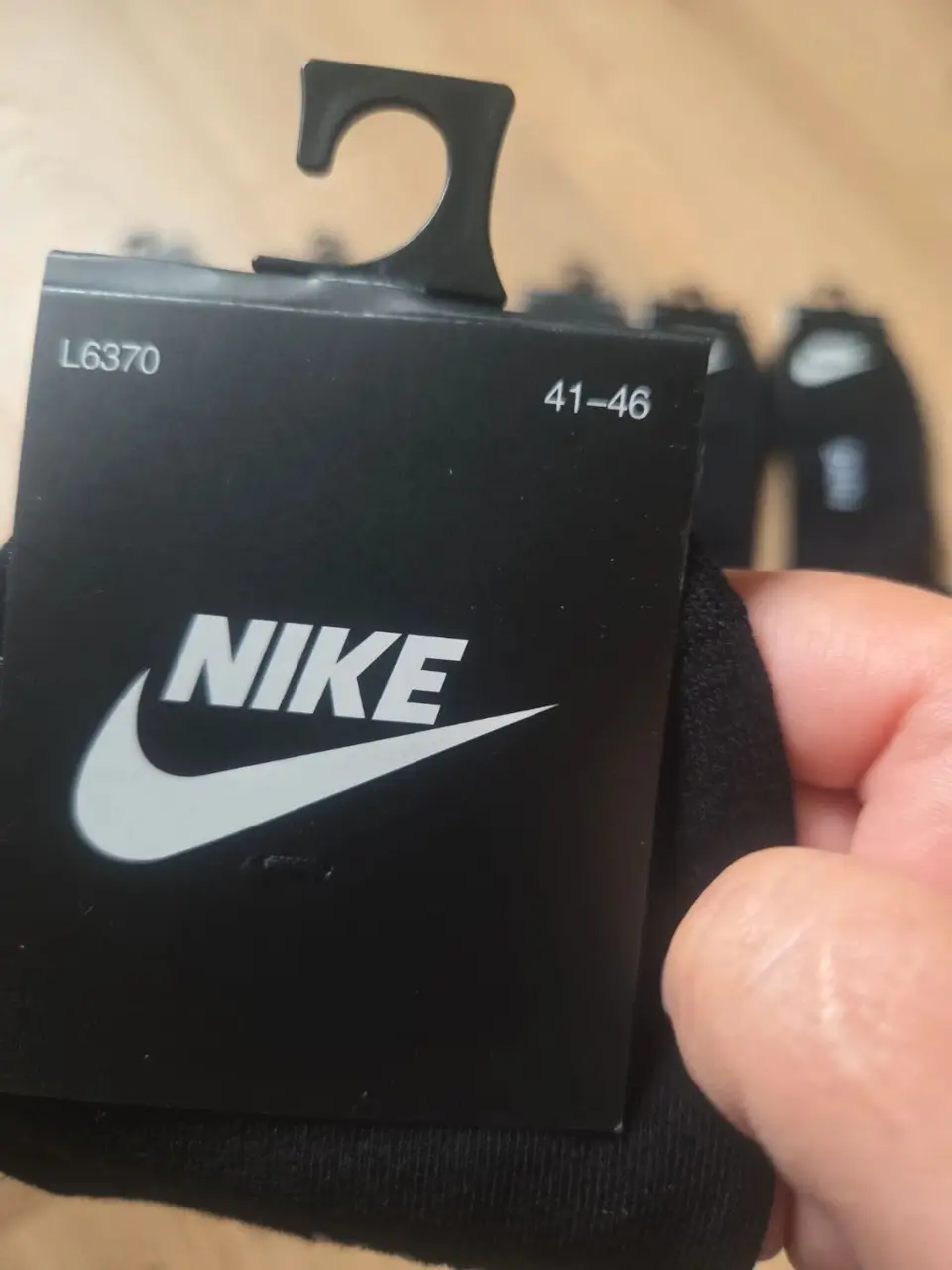 Nike juodos kojinės, 10 porų, 41-46 dydis — nuotrauka 2